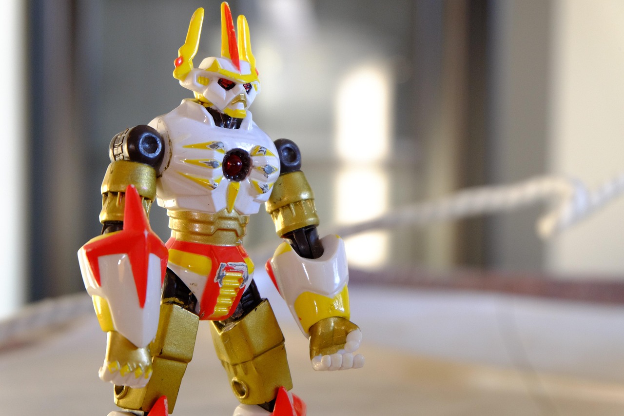 Cavalieri dello Zodiaco anni '80, giocattoli vintage in esposizione, simbolo di nostalgia e valore collezionistico.